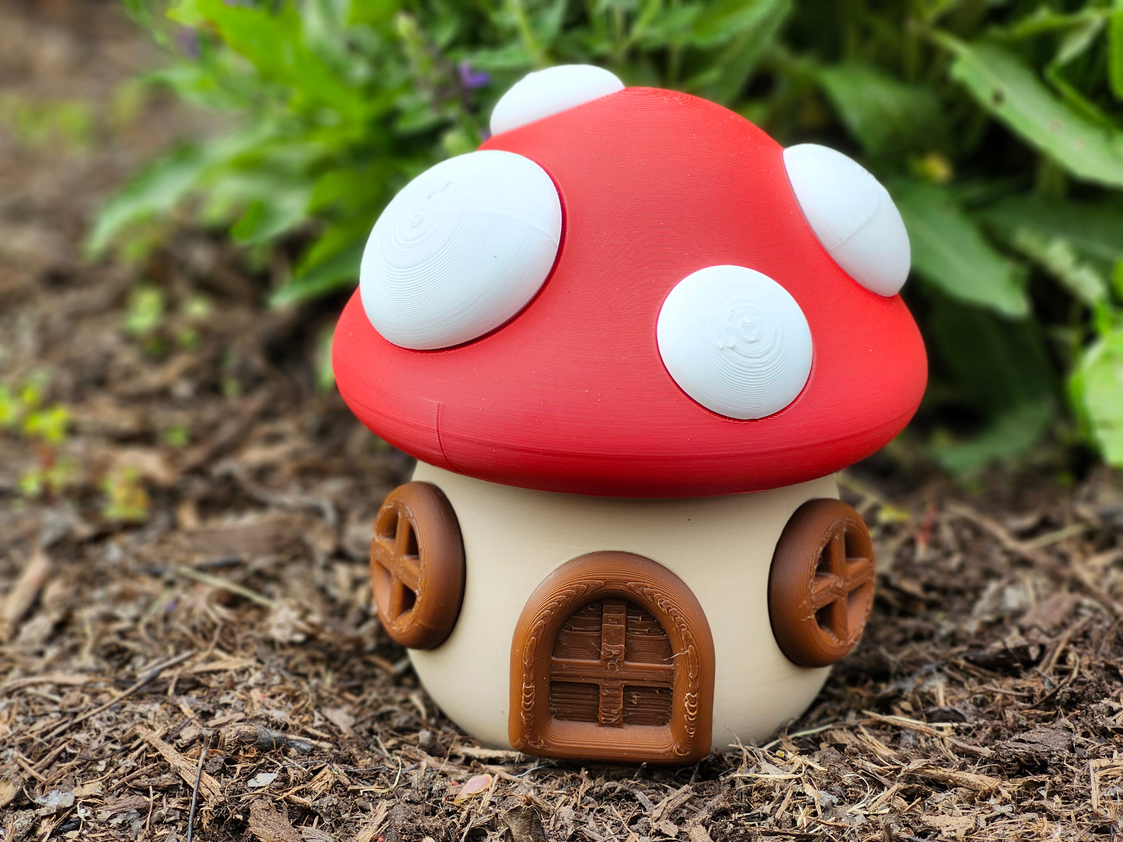 Articulated Hedgehog Mushroom House Playset