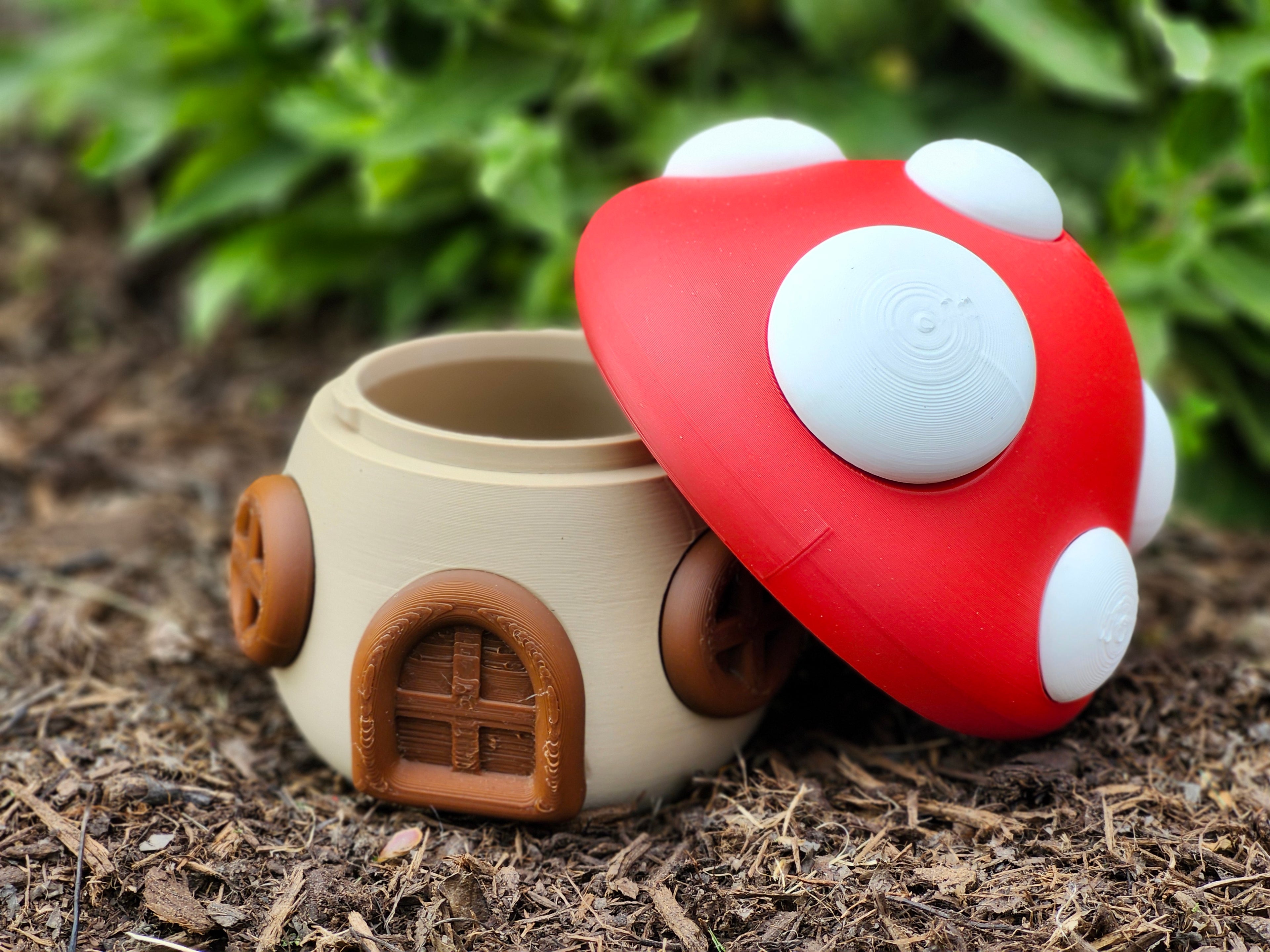 Articulated Hedgehog Mushroom House Playset