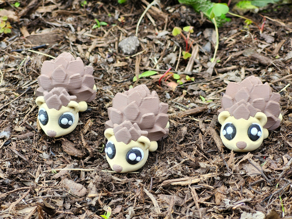 Articulated Hedgehog Mushroom House Playset