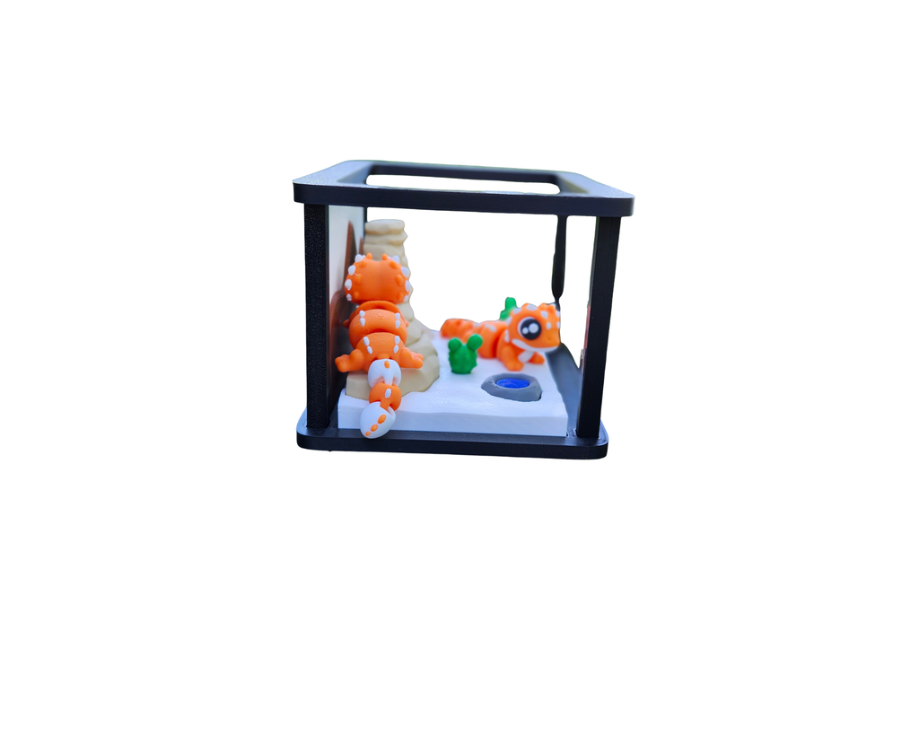 Articulated Chameleon Terrarium Display